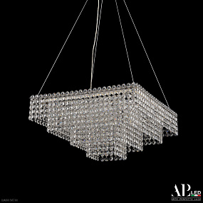 Хрустальная подвесная светодиодная люстра APL LED Sicilia SH03.40.C.Ni.4000