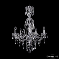 Хрустальная подвесная люстра Bohemia IVELE Crystal 1415/5/200/XL-76 Ni