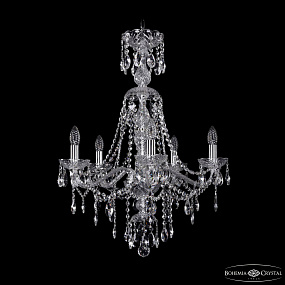 Хрустальная подвесная люстра Bohemia IVELE Crystal 1415/5/200/XL-76 Ni