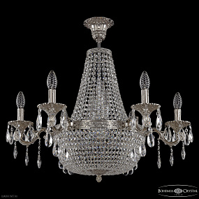 Подвесная хрустальная люстра Bohemia IVELE Crystal 2205H201/6/70IV Ni