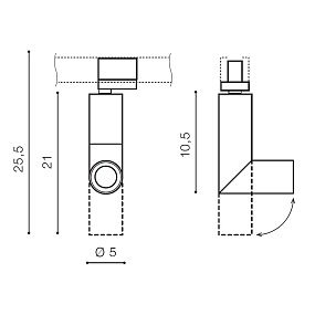 Трековый LED светильник для 3-фазного трека Azzardo Santos Track 3 AZ4184