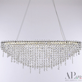 Хрустальная подвесная светодиодная люстра APL LED Sicilia SH505.0.60.B.Ni.4000