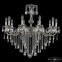 Подвесная хрустальная люстра Bohemia Ivele Crystal Verona 72101/10/300 B NB