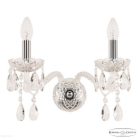 Бра хрустальное Bohemia IVELE Crystal 107B/2/165 Ni