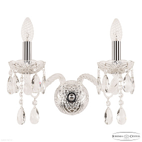 Бра хрустальное Bohemia IVELE Crystal 107B/2/165 Ni