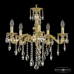 Подвесная хрустальная люстра Bohemia Ivele Crystal Florence 71102/5/175 B G