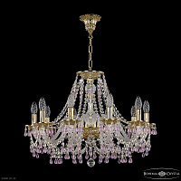 Хрустальная подвесная люстра Bohemia IVELE Crystal 16210/10/240 G V7010