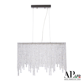 Хрустальная подвесная светодиодная люстра APL LED Sicilia SH06.50.B.Ni.4000
