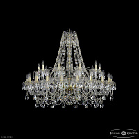 Большая хрустальная люстра Bohemia IVELE Crystal 1411/20+10/400 G