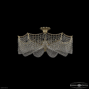 Хрустальная потолочная люстра Bohemia IVELE Crystal 77171/63/10 G