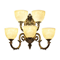 Бра Bohemia Ivele Crystal Verona 7203B16/3+2/210 NB P1 U Rose