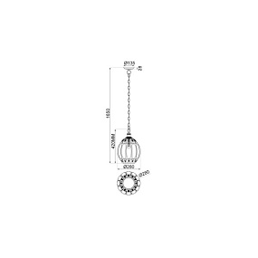 Подвесной светильник Vele Luce Helen VL4266P41