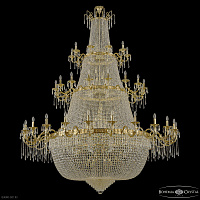 Большая хрустальная люстра Bohemia IVELE Crystal 2227H201/24+16+10/228IV/3D/Y1 G