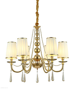 Подвесная люстра Lumina Deco FABIONE LDP 1200-6 F.GD