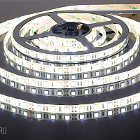 Лента светодиодная 60Led 14,4W IP65 6500K холодный белый (5050 12V 60Led 14,4W IP65) Elektrostandard