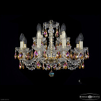 Хрустальная подвесная люстра Bohemia IVELE Crystal 1402/8+4/195 G K777