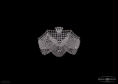 Хрустальная потолочная люстра Bohemia IVELE Crystal 7708/3/Ni