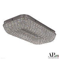 Хрустальная потолочная светодиодная люстра APL LED Sicilia SH622.2.80.M.Ni.4000