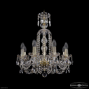 Хрустальная подвесная люстра Bohemia IVELE Crystal 1402/8/160/XL-59 G
