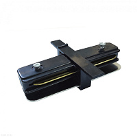 Коннектор прямой для однофазного встраиваемого шинопровода (черный) Elektrostandard Track Rail BK Re