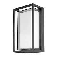 Уличный настенный светодиодный светильник Arte Lamp MENKAR A1332AL-1BK