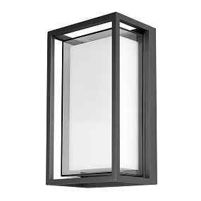 Уличный настенный светодиодный светильник Arte Lamp MENKAR A1332AL-1BK