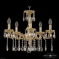 Подвесная хрустальная люстра Bohemia Ivele Crystal 75102/5/175 A G