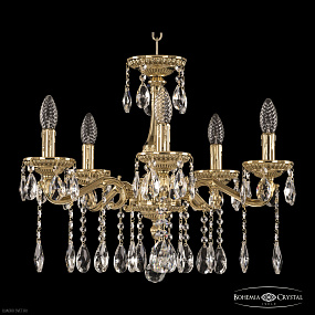 Подвесная хрустальная люстра Bohemia Ivele Crystal 75102/5/175 A G