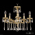 Подвесная хрустальная люстра Bohemia Ivele Crystal 75102/5/175 A G