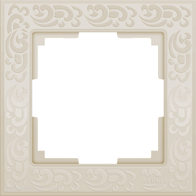 Рамка на 1 пост (слоновая кость) Werkel WL05-Frame-01-ivory
