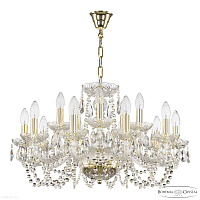 Хрустальная подвесная люстра Bohemia IVELE Crystal 119/10+5/240 G