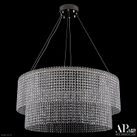 Хрустальная подвесная светодиодная люстра APL LED Sicilia SH02.73.C.Ni.4000