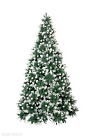 CRYSTAL TREES Искусственная Сосна Швейцарская снежная 225 см