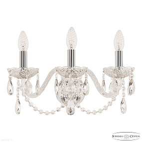 Бра хрустальное Bohemia IVELE Crystal 101B/3/165 Ni