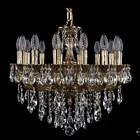 Литая подвесная люстра с хрусталем Bohemia IVELE Crystal 1701/14/181/B/GB