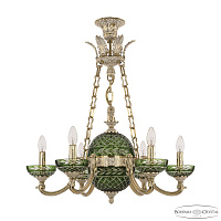 Подвесная люстра Bohemia Ivele Crystal Verona 72009P/6/175 GW P Clear-Green/H-1J Y8 FL2S