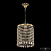 Хрустальный подвесной светильник Bohemia IVELE Crystal 19201/20IV Pa Leafs R801