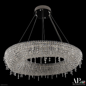 Хрустальная подвесная светодиодная люстра APL LED Sicilia SH510.0.80.B.Ni.4000