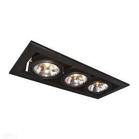 Встраиваемый светильник Arte Lamp TECHNIKA A5930PL-3BK