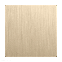 Клавиша для выключателя перекрестного (шампань рифленый) Werkel WL10-SW-1G-C-CP