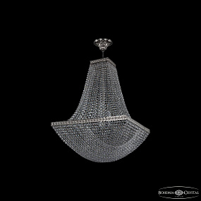 Хрустальная подвесная люстра Bohemia IVELE Crystal 19322/H2/55IV Ni