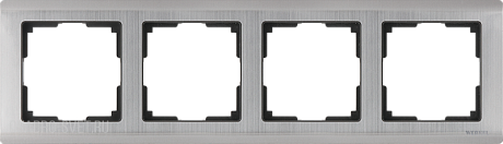 Рамка на 4 поста (глянцевый никель) Werkel WL02-Frame-04