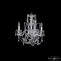 Хрустальная подвесная люстра Bohemia IVELE Crystal 1411/3/141/Ni