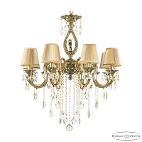 Подвесная хрустальная люстра Bohemia Ivele Crystal Verona 72403/8/250 B GB FL3M ST8