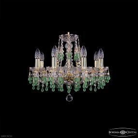 Хрустальная подвесная люстра Bohemia IVELE Crystal 1410/8/160 G V5001