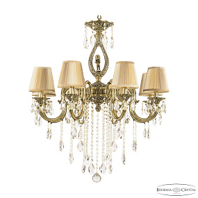 Подвесная хрустальная люстра Bohemia Ivele Crystal Verona 72403/8/250 B GB FL3M ST8
