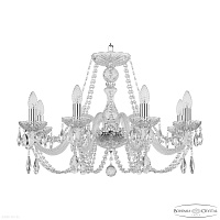 Хрустальная подвесная люстра Bohemia IVELE Crystal 101/8/240 Ni