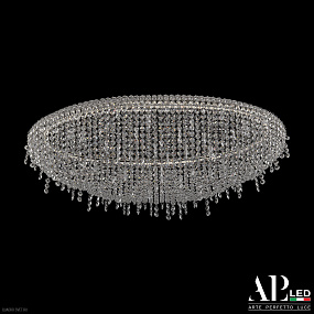 Хрустальная потолочная светодиодная люстра APL LED Rimini S508.0.50.B.3000
