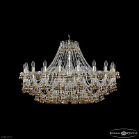 Большая хрустальная люстра Bohemia IVELE Crystal 1409/20/400 G K777