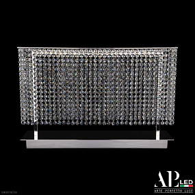 Хрустальная светодиодная настольная лампа APL LED Rimini S500.L1.60.A.3000